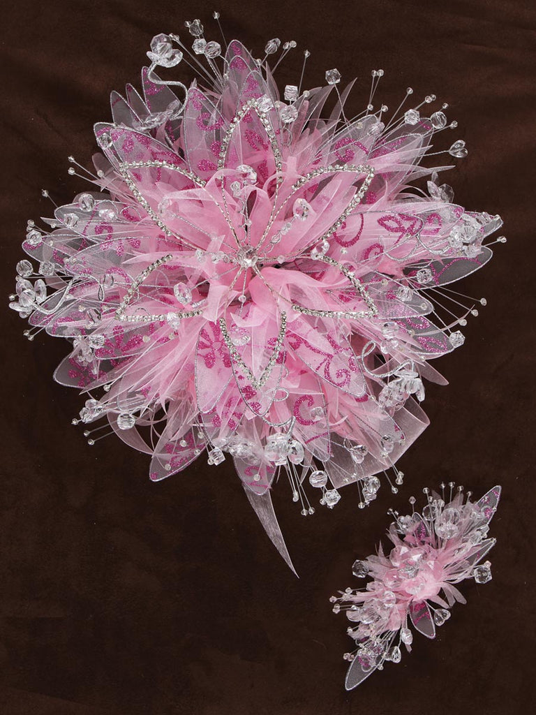 Ramo para XV Años Mis XV Primaveras en Acrílico Satinado Color Rosa 600050