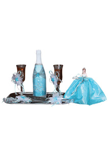 Set De Brindis Mis Xv Primaveras Estrellas Varios Aqua 600114