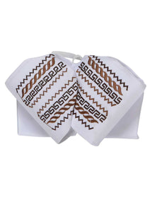 Moño Charro Mis Xv Primaveras 72230 50% Algodón 50% Poliester Blanco/Cafe/Dorado 600140