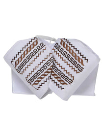 Moño Charro Mis Xv Primaveras 72230 50% Algodón 50% Poliester Blanco/Cafe/Dorado 600140