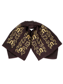 Moño Charro Mis Xv Primaveras M-023 100% Poliéster Café/Oro 600145