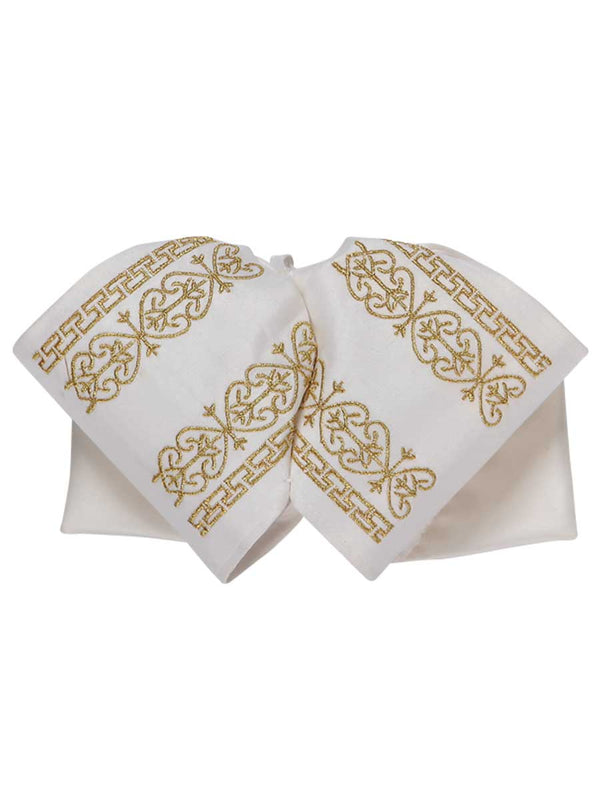 Moño Charro Mexico Artesanal M-014 100% Poliester Marfil/Oro 600159