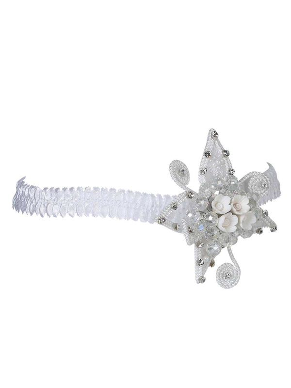 Diadema de Niña Danae en 100% Poliéster Color Blanco 600245