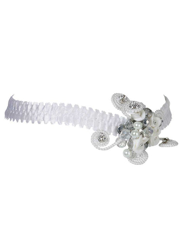 Diadema de Niña Danae en 100% Poliéster Color Blanco 600246