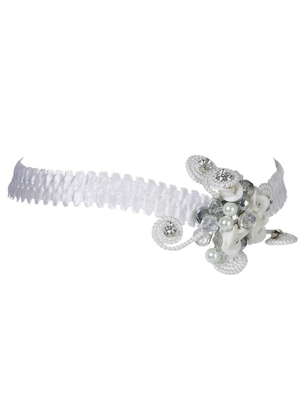 Diadema de Niña Danae en 100% Poliéster Color Blanco 600246