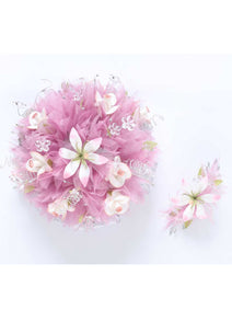 Ramos Quinceañeras Mis Xv Primaveras 0021 Cristal/Satinado Ciruela 600427