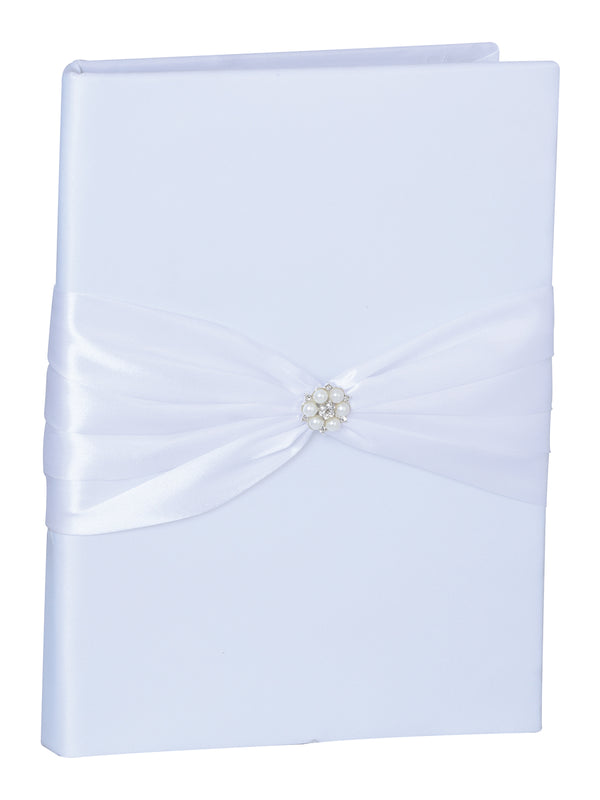 Juego De Velas Libro De Firmas Mis Xv Primaveras Satin Tela Blanco 600971