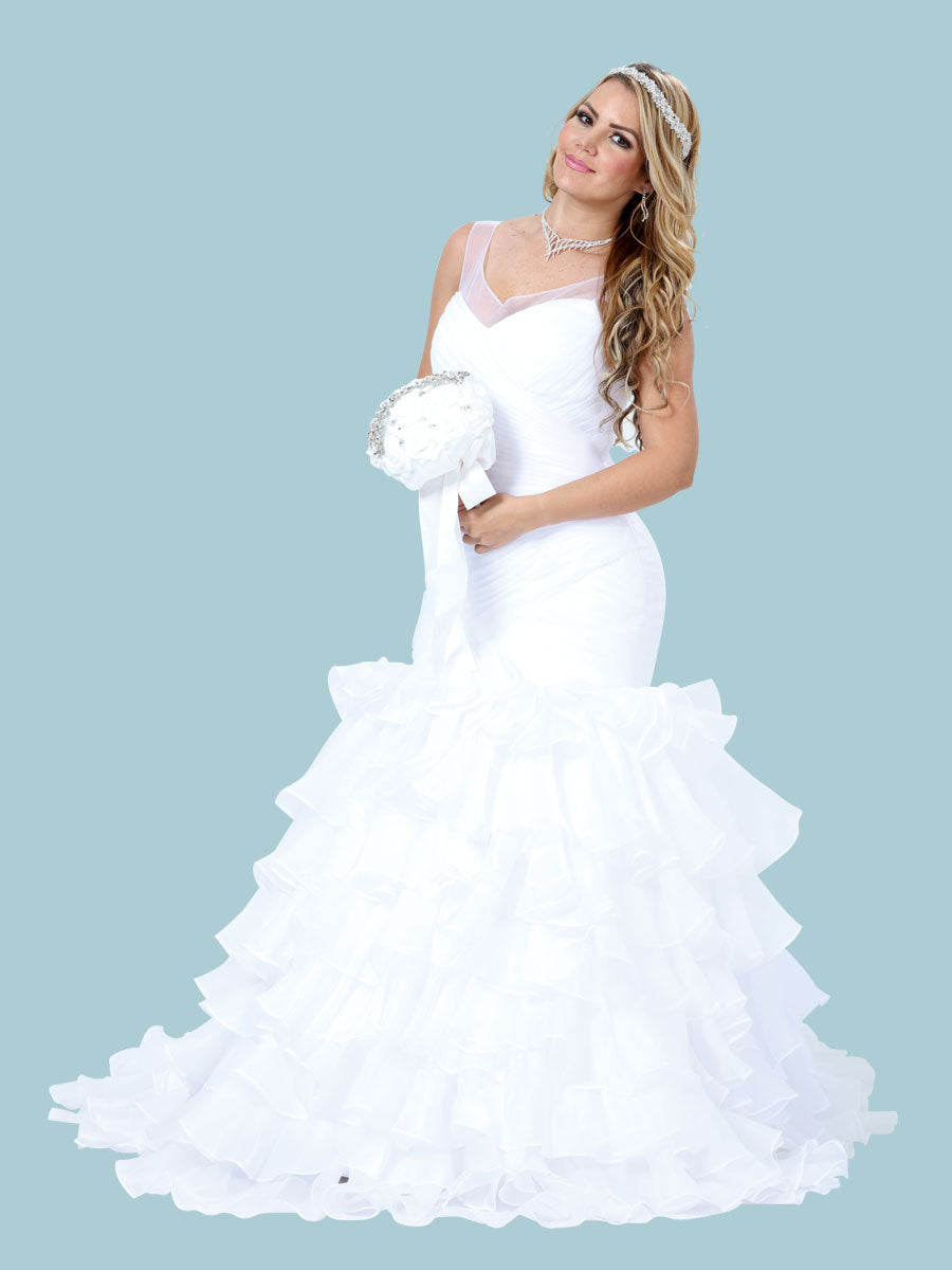 Vestido de Mujer Mis XV Primaveras en 100% Poliéster Color Blanco 601003