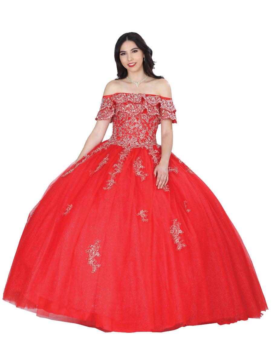 Vestido de Mujer Mis XV Primaveras en 80% Poliéster 20% Algodón Color Rojo 601223