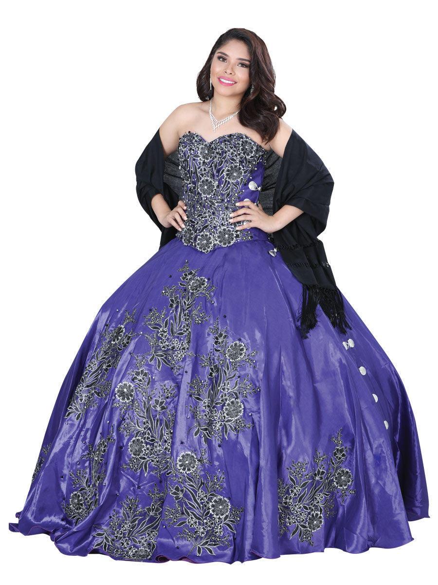 Vestido de Mujer Mis XV Primaveras SS1802 Color Morado 601246