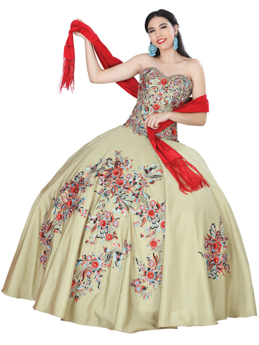 Vestido de Mujer Mis XV Primaveras SS1803 Color Verde 601490