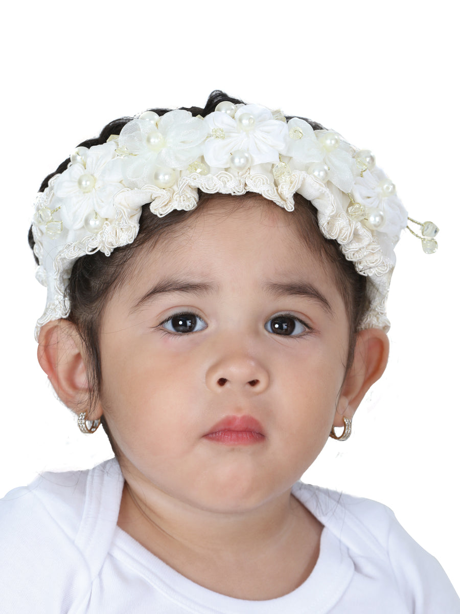 Diadema de Bebé Mis XV Primaveras en 100% Poliéster Color Beige 601514