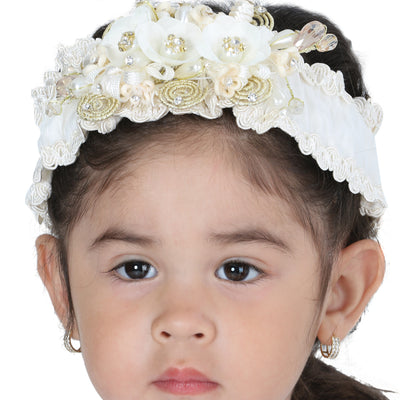 Diadema de Bebé Mis XV Primaveras en 100% Poliéster Color Beige 601520