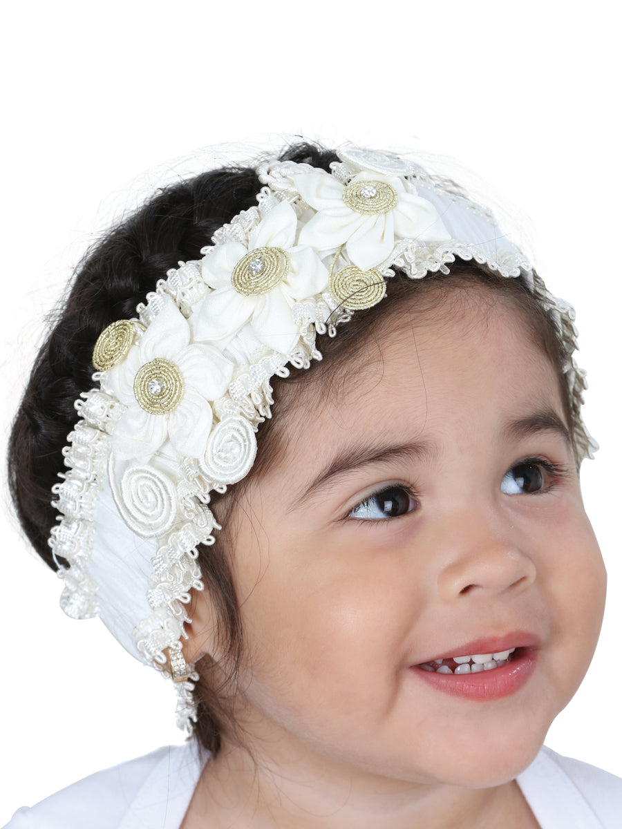 Diadema de Bebé Mis XV Primaveras en 100% Poliéster Color Beige 601522