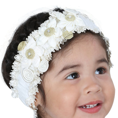 Diadema de Bebé Mis XV Primaveras en 100% Poliéster Color Beige 601522