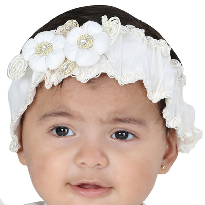Diadema de Bebé Mis XV Primaveras en 100% Poliéster Color Beige 601524
