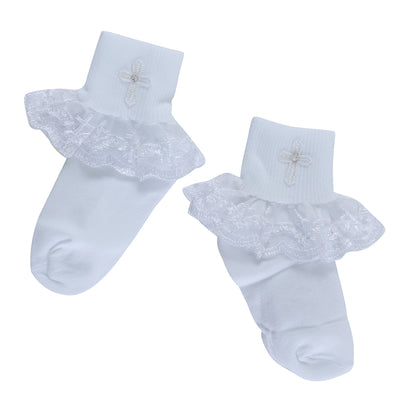 Delantal Calceta Mis Xv Primaveras Calceta 100% Poliéster Blanco en 100% Poliéster Color Blanco 601550