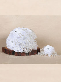 Ramo Ramo Mis Xv Primaveras Cha-Ram-Xv Satin/Liston/Cristal Blanco/Plata 601563