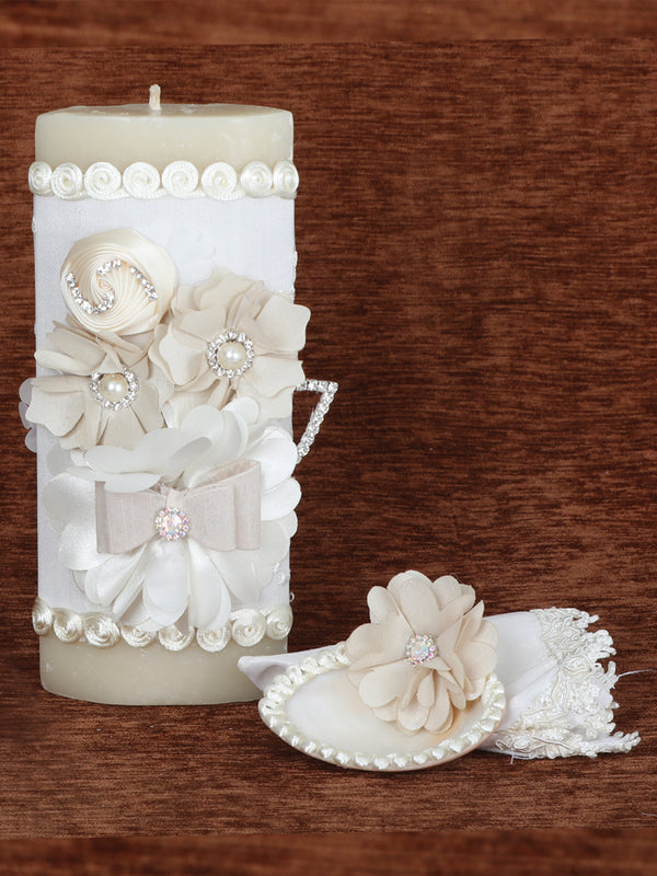 Juego de Velas para XV Años Mis XV Primaveras Artesanal Color Blanco 601745