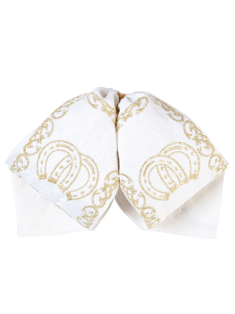 Niños Mexicano Charro Moño 100% Poliéster Ivory/dorado México Artesanal Charro Artesanal en 100% Poliéster Color Oro 601812