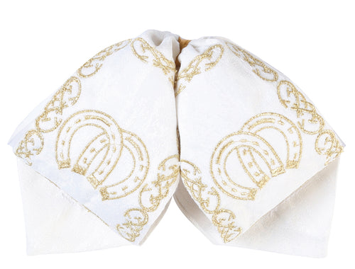 Niños Mexicano Charro Moño 100% Poliéster Ivory/dorado México Artesanal Charro Artesanal en 100% Poliéster Color Oro 601812