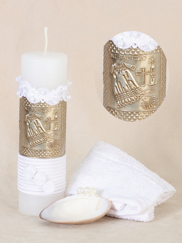 Juego de Velas para XV Años Mis XV Primaveras Artesanal Color Blanco 601875