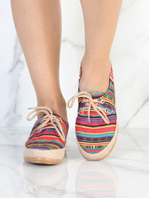 Calzado Tennis Mexico Artesanal Mod.004 Yute Multicolor 602043