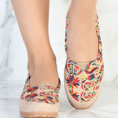 Huarache Mocasín de Mujer México Artesanal en Piel Color Multicolor 602047