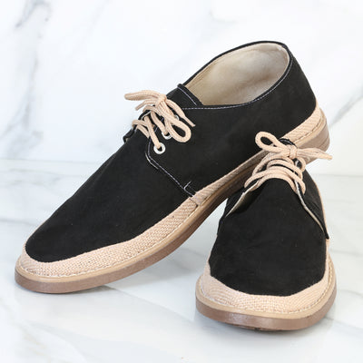 Calzado Tennis México Artesanal MOD.028 Yute Negro Color Negro 602053