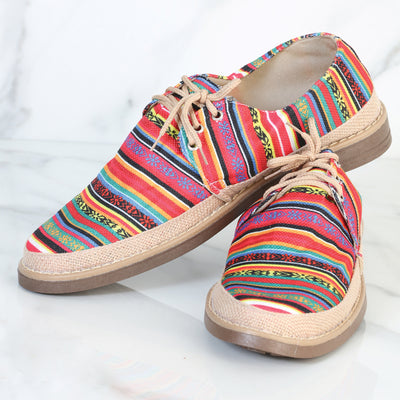 Calzado Tennis México Artesanal MOD.031 Yute Multicolor Color Multicolor 602055