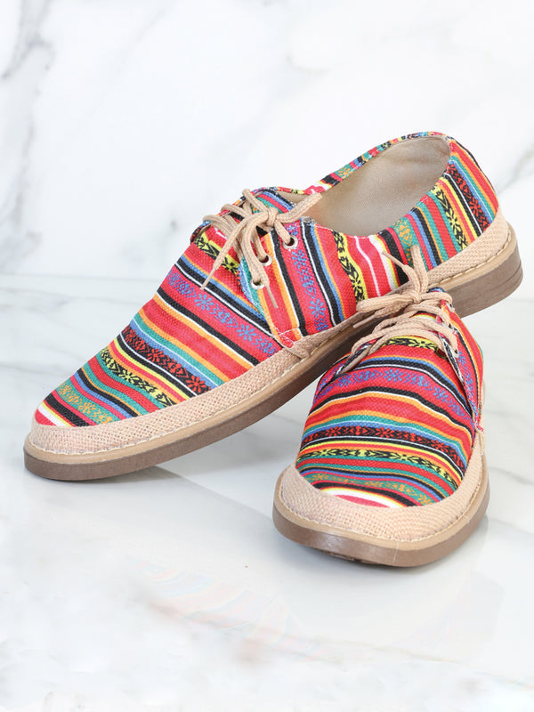 Calzado Tennis Mexico Artesanal Mod.031 Yute Multicolor 602055
