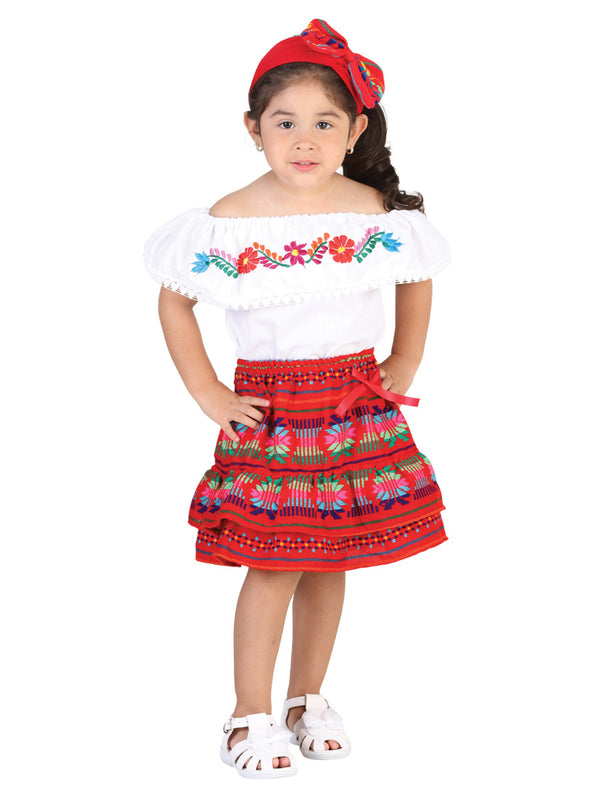 Blusa de Mujer México Artesanal Bordada Artesanal en %50 Poliéster Color Rojo 602100