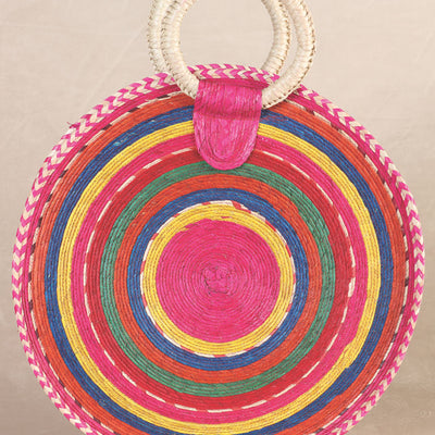 Bolsa de Mujer México Artesanal en 100% PALMA Color Multicolor 602127