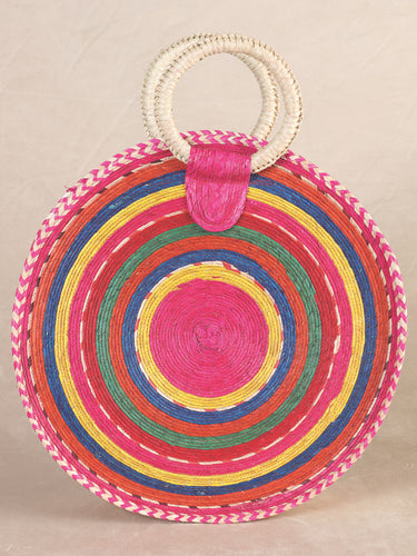 Bolsa de Mujer México Artesanal en 100% PALMA Color Multicolor 602127