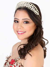 Juego De Velas Corona Mis Xv Primaveras T.161 Cristal Oro 602286