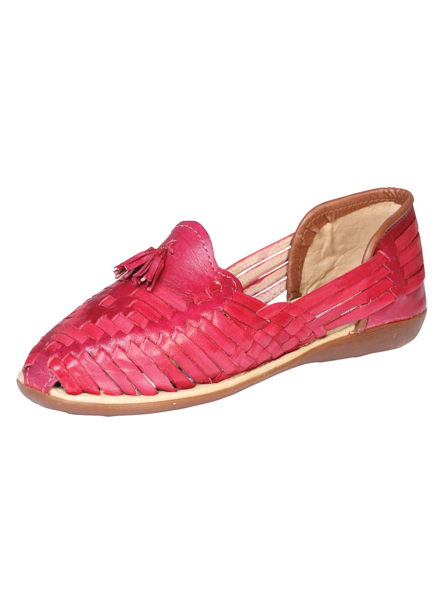 Huarache Mocasín de Mujer México Artesanal Motita/panchito Artesanal en Piel 602366