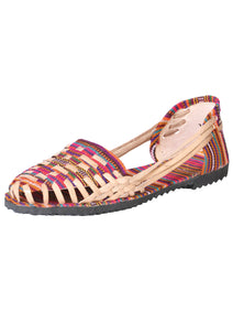 Calzado Huarache Mexico Artesanal Chiapas Lona/Zarape Multicolor 602554