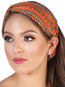 Juego De Velas Turbante Mexico Artesanal Tur S/Aro 80% Poliéster 20% Algodón Naranja 602640