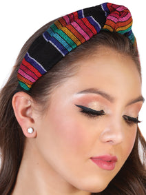 Diadema Mexico Artesanal Tur C/Aro 100% Acrilan Negro 602642