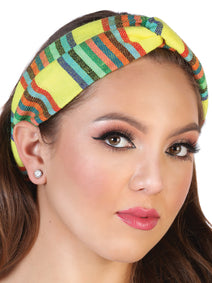 Turbante Mexico Artesanal Tur S/Aro 100% Acrilan Amarillo 602651