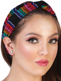 Turbante Mexico Artesanal Tur S/Aro Cambaya 100% Acrilan Negro 602653