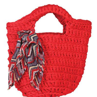 Bolsa de Mujer México Artesanal en 30% Spandex Color Rojo 602664