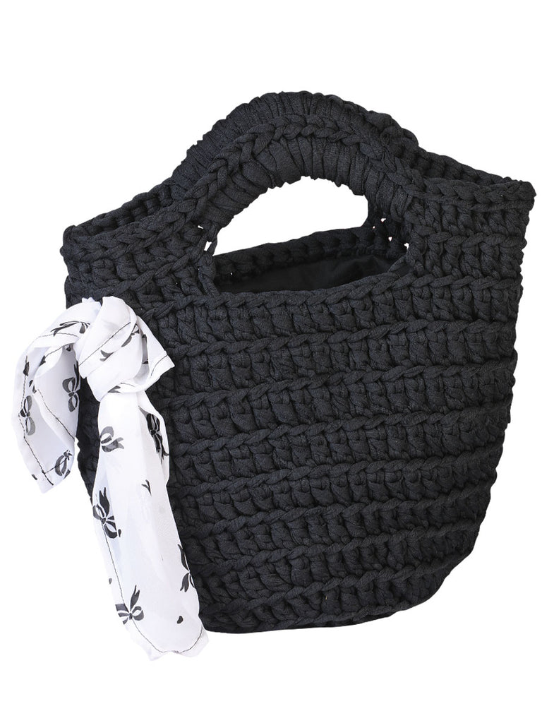 Bolsa de Mujer México Artesanal en 30% Spandex Color Negro 602667