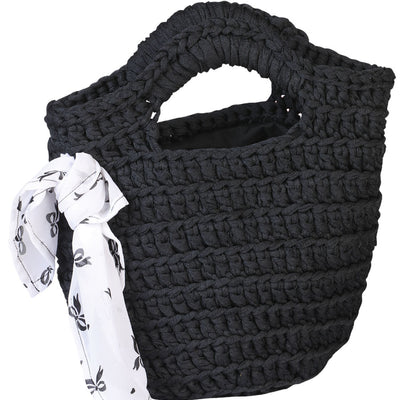 Bolsa de Mujer México Artesanal en 30% Spandex Color Negro 602667