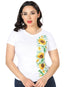 Playera M/ Corta Mexico Artesanal Lmh12 Blanco 602747