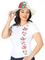 Playera M/ Corta Mexico Artesanal Lcx10 Blanco 602759