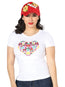 Playera M/ Corta Mexico Artesanal Lcbr4 Blanco 602763