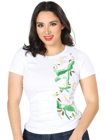 Playera M/ Corta Mexico Artesanal Lrm13 Blanco 602767
