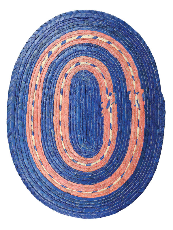 Mantelito Mexico Artesanal Mantelito 100% Palma Azul 603136