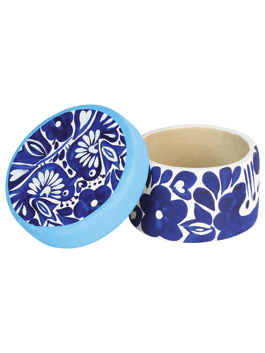 Artículo Decorativo para Hogar México Artesanal en Cerámica Color Azul 603414